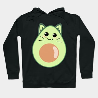 Avocado Kitten Hoodie